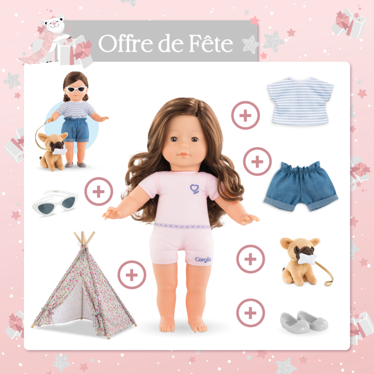 Pénélope promène son chien
