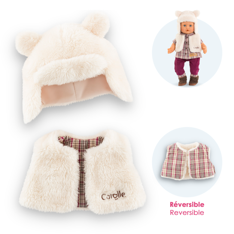 Ensemble Hiver Petit Explorateur pour poupon 36 cm