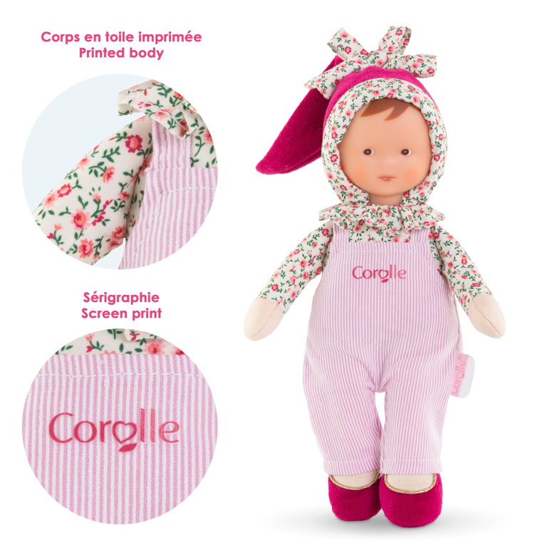 Doudou Miss Chic Rose Grenadine