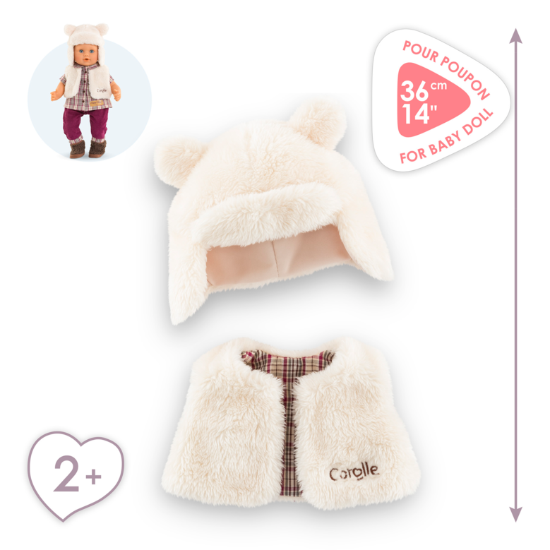 Ensemble Hiver Petit Explorateur pour poupon 36 cm