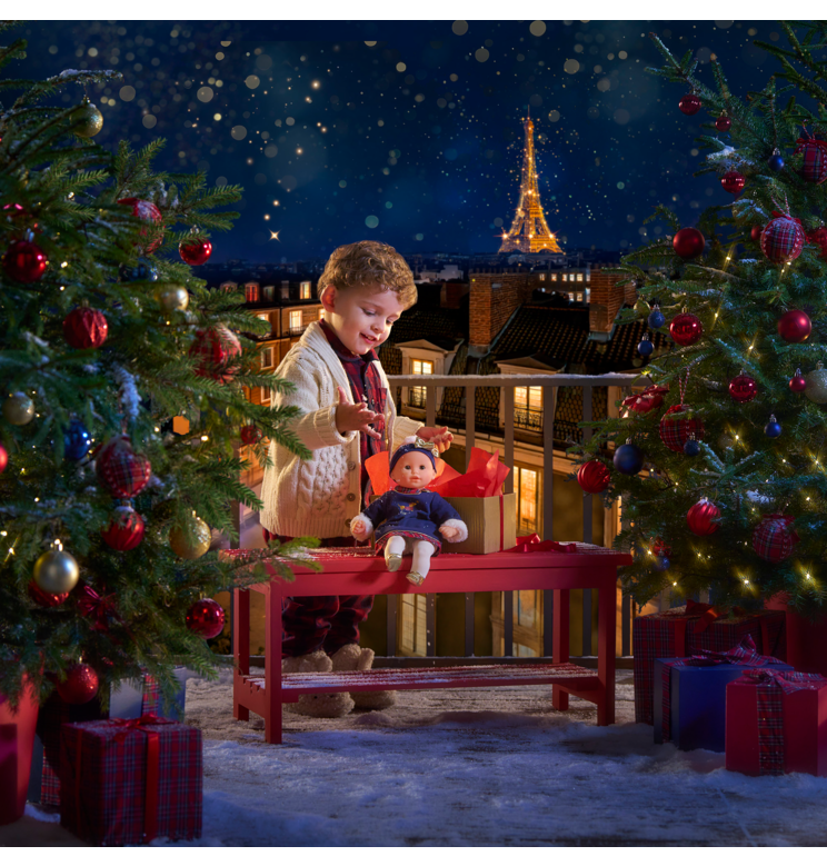 Mon Bébé Calin Margaux et Manteau Corolle en Fêtes