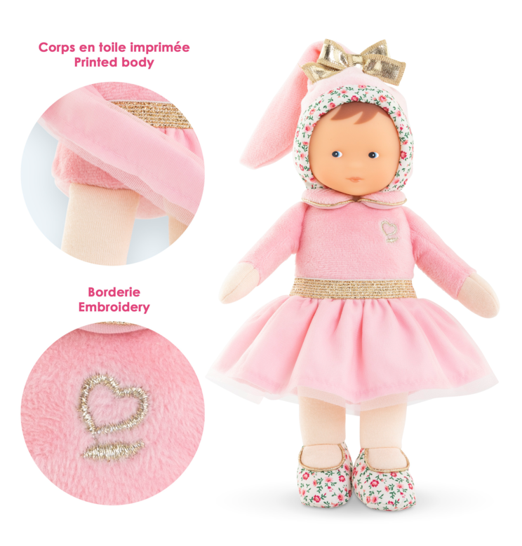Doudou Miss Ballerine Rose Grenadine
