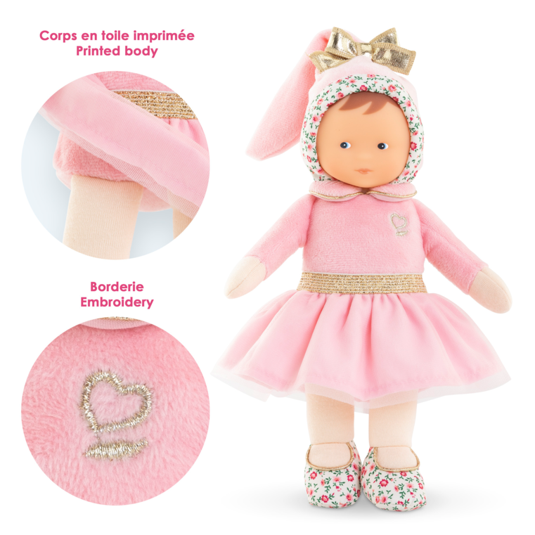 Doudou Miss Ballerine Rose Grenadine