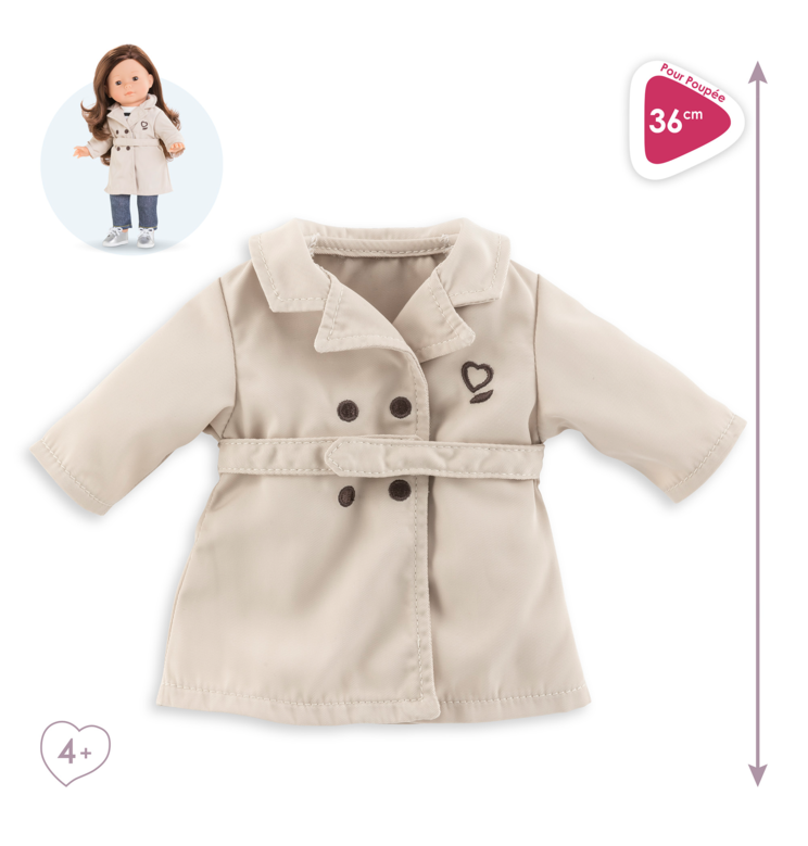 Trench Beige pour poupée ma Corolle