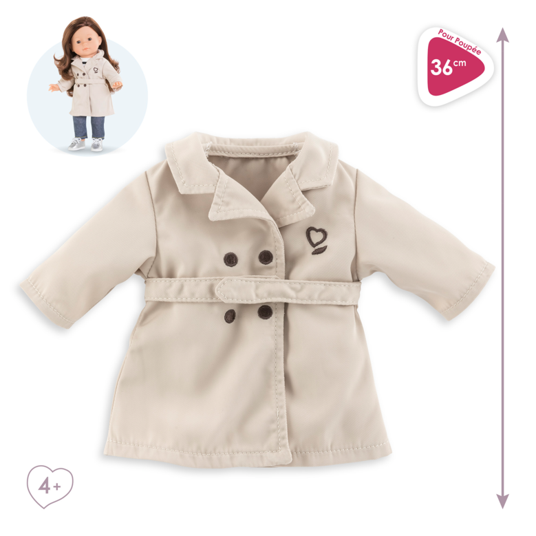 Trench Beige pour poupée ma Corolle