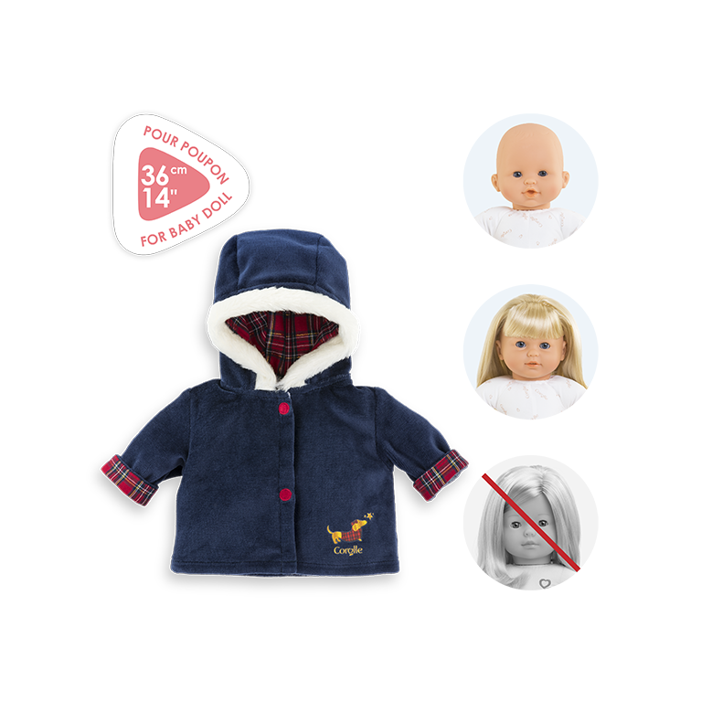 Mon Grand Poupon Suzanne et Manteau Corolle en Fêtes