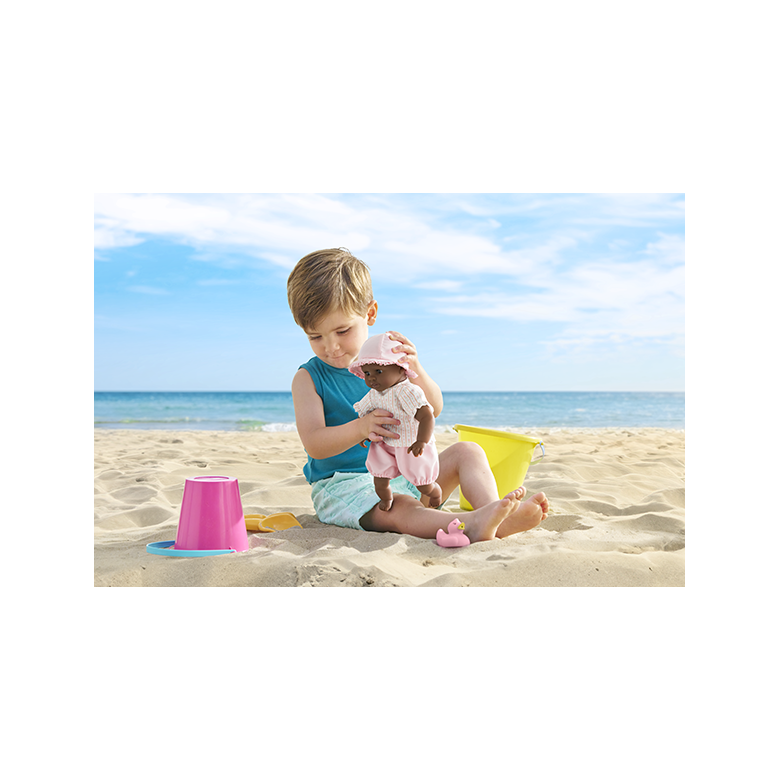 Poupon Bébé Bain Alyzée Tulipes