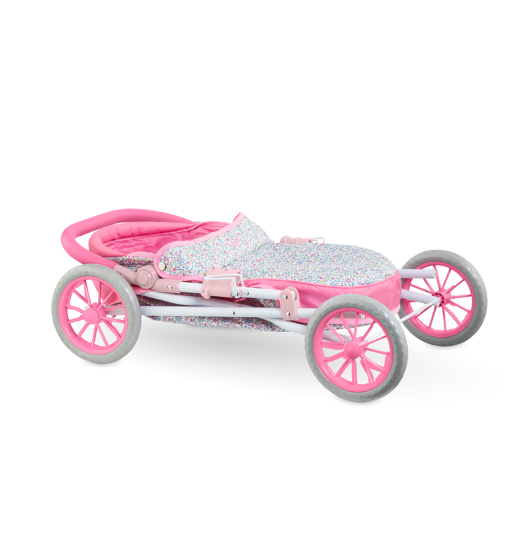 Landau Floral pour poupons 36 / 42 et 52 cm