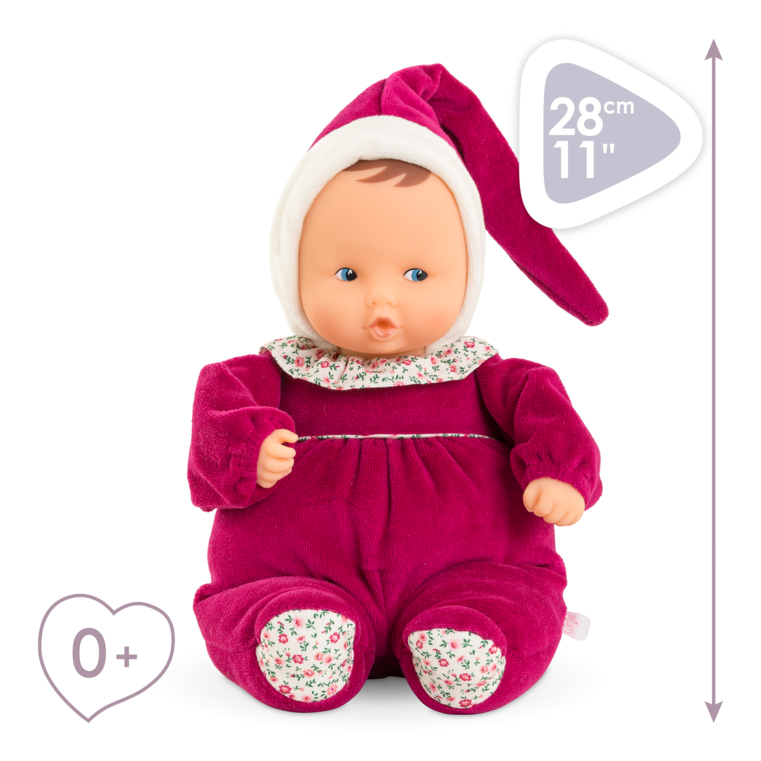 Doudou Babipouce Rose Grenadine