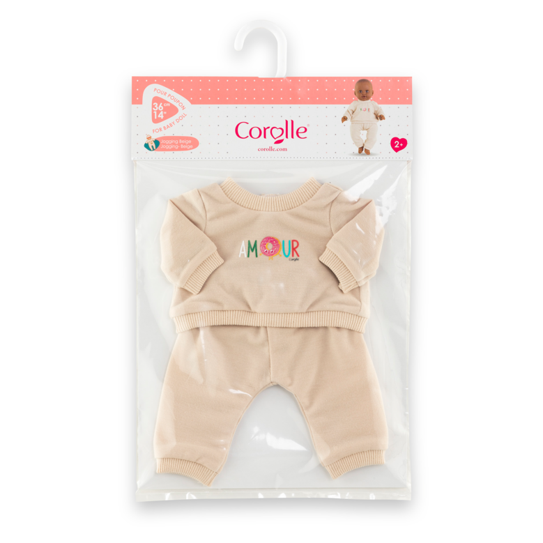 Jogging Beige pour poupon 36 cm