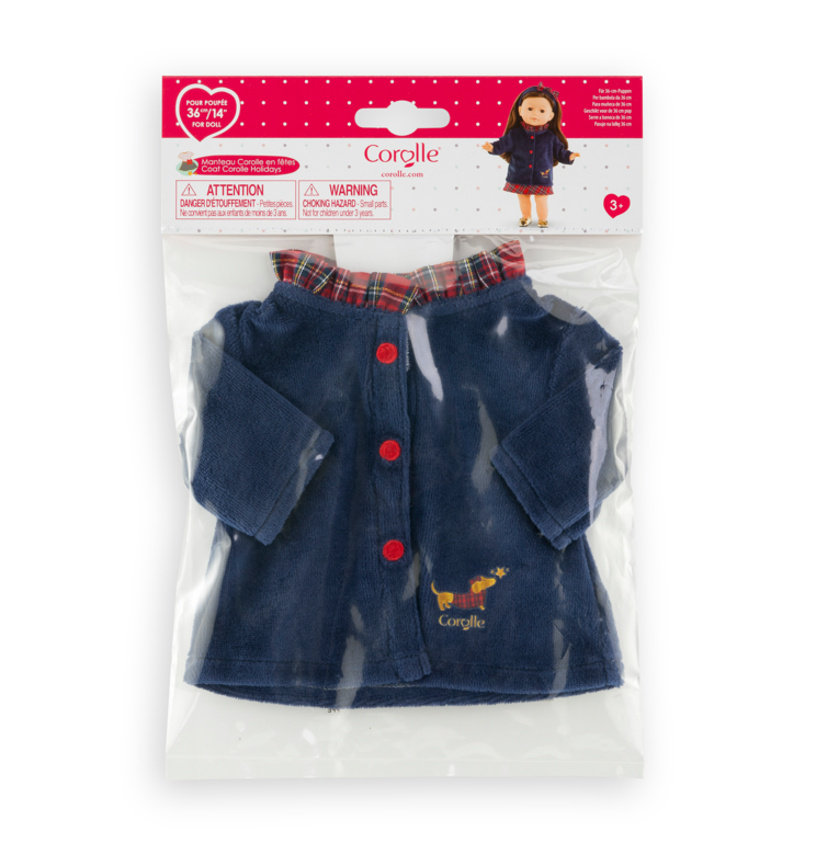 Manteau Corolle en Fêtes pour poupée ma Corolle
