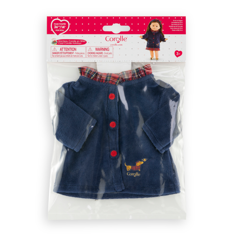 Manteau Corolle en Fêtes pour poupée ma Corolle