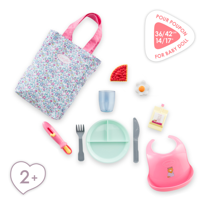 Grand Coffret Repas pour poupon 36 et 42 cm