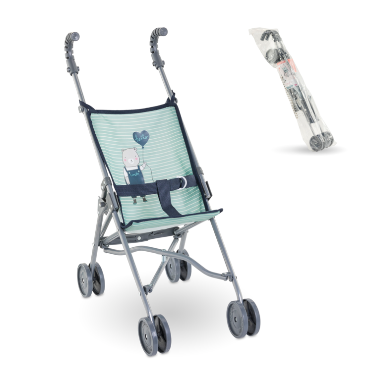 Poussette Canne Sauge pour poupon 36/42/52 cm