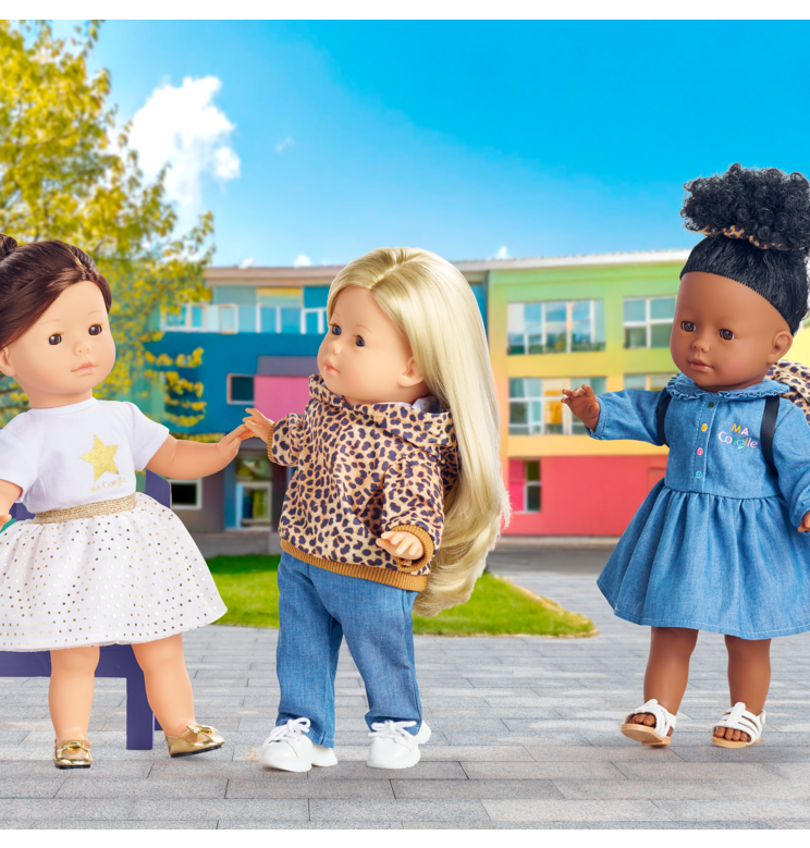 Baskets Blanches de Sport pour poupée ma Corolle