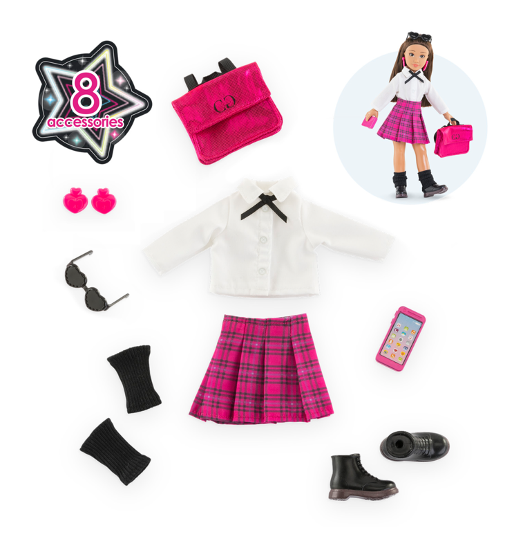 Dressing Collège Anglais pour poupée Corolle Girls