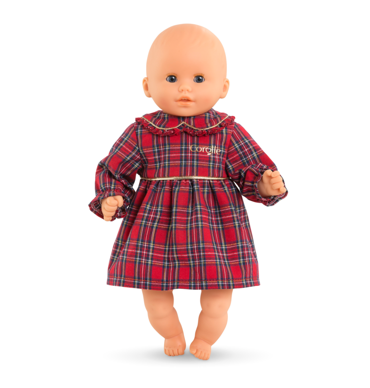 Robe Corolle en Fêtes pour poupon 30 cm