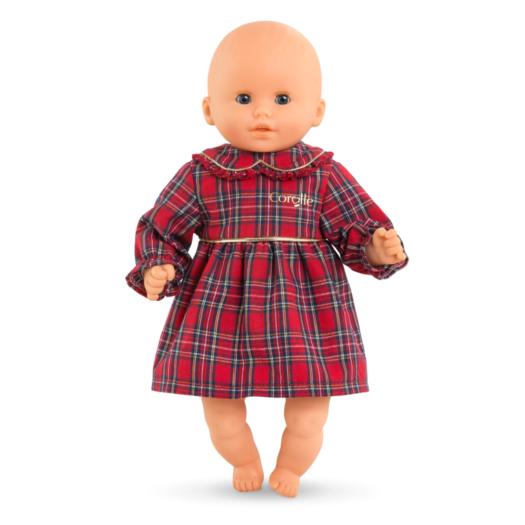 Robe Corolle en Fêtes pour poupon 30 cm