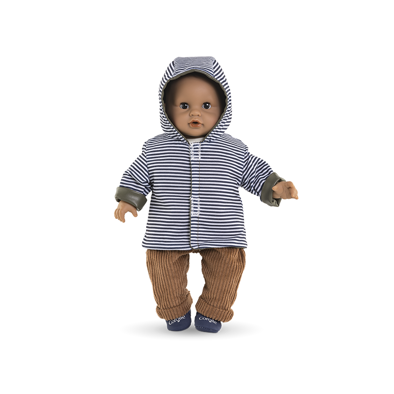 Ciré réversible Petit Explorateur pour poupon 30 cm