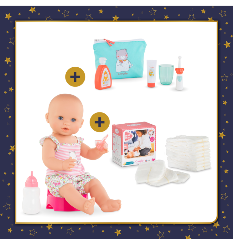 Mon Grand Poupon Emma se brosse les dents