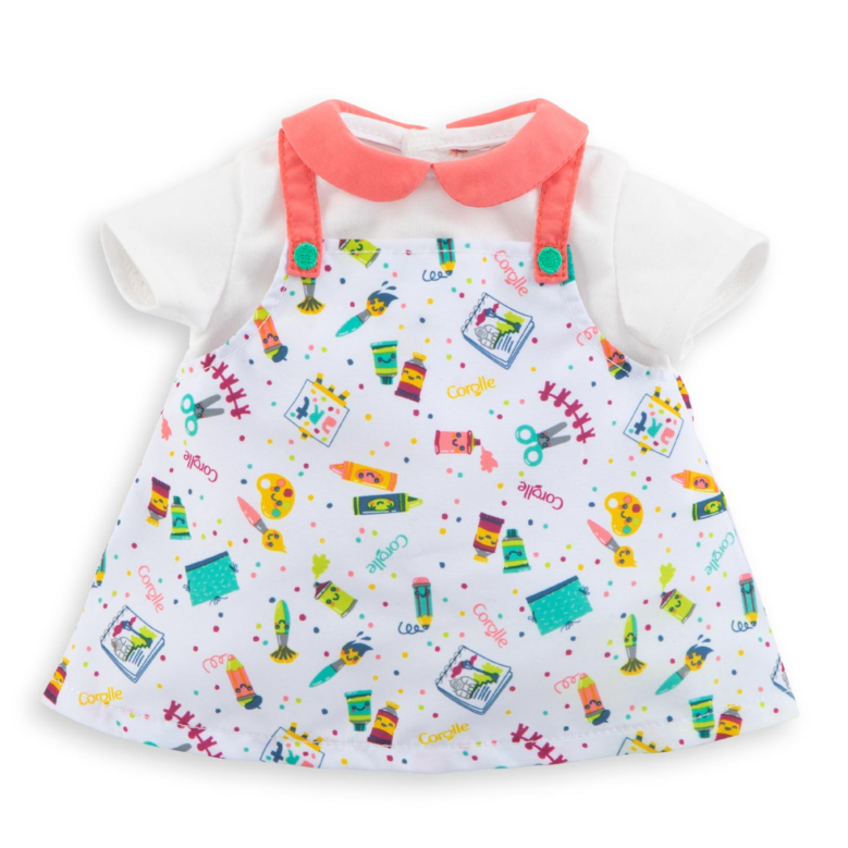 Robe Petit Artiste pour poupon 36 cm