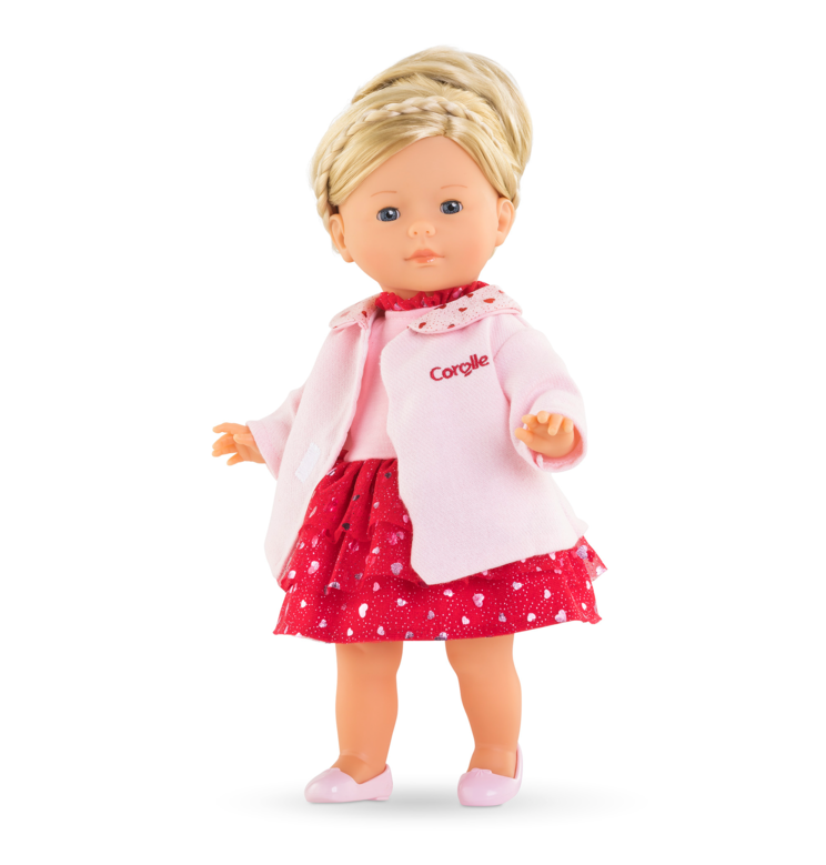 Manteau Pétales de Cœurs pour poupée ma Corolle