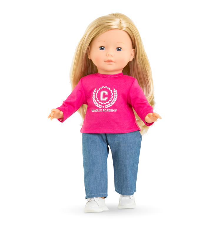 T-Shirt Fuchsia Corolle Academy pour poupée ma Corolle