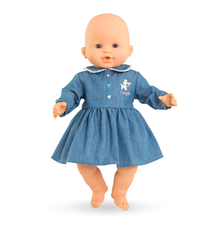 Robe Week-end à Paris pour poupon 36 cm