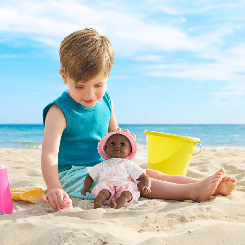 Poupon Bébé Bain Alyzée Tulipes