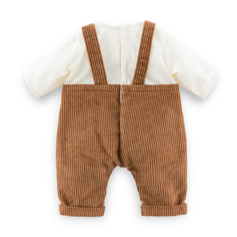 T-Shirt & Salopette Ours Petit Explorateur pour poupon 42 cm