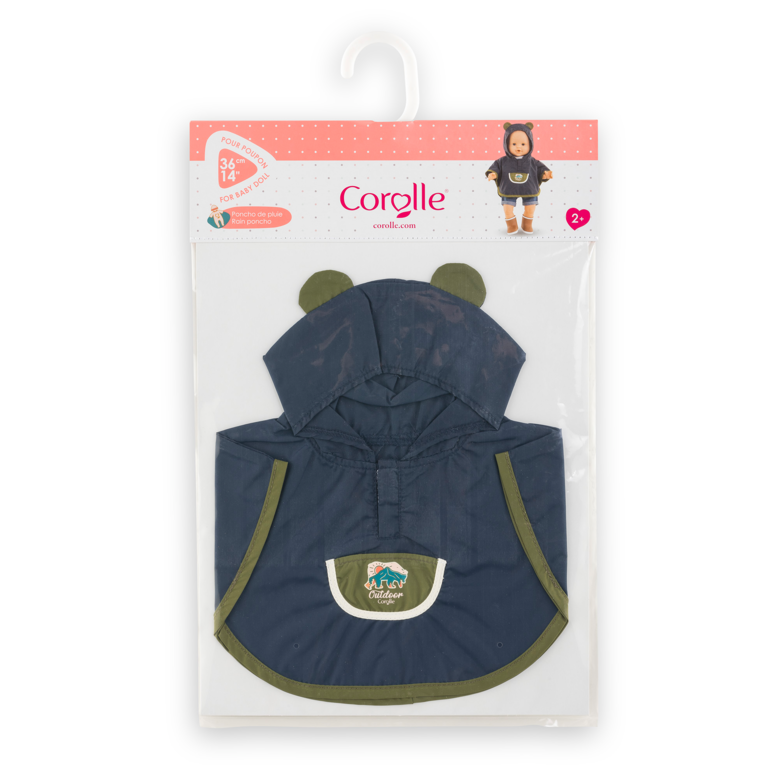 Poncho De Pluie Petit Explorateur pour poupon 36 cm