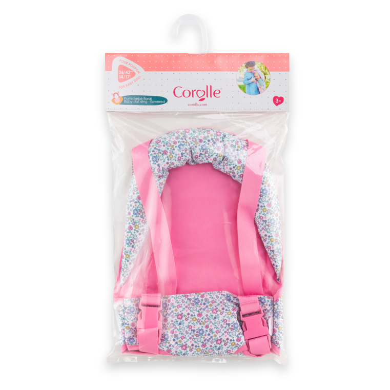 Porte-bébé Floral pour poupon 36 et 42 cm