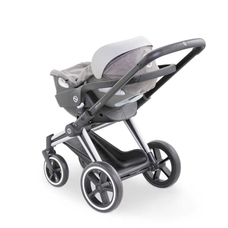 Ensemble Landau 3 en 1 Priam Cybex + Porte-poupon Cybex Gris