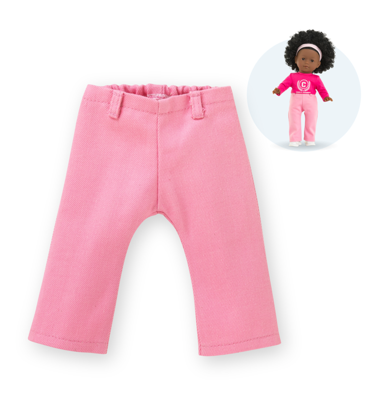 Jean Rose pour poupée ma Corolle