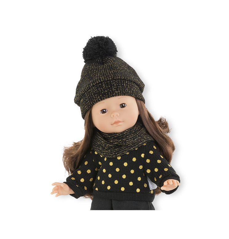 Bonnet et Snood Couture pour poupée ma Corolle
