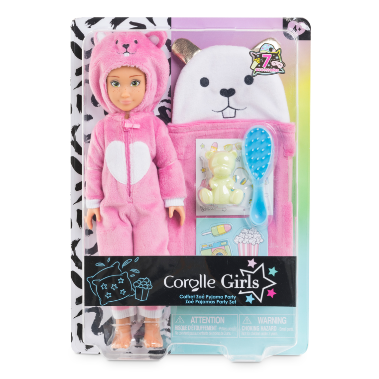 Coffret Poupée Corolle Girls Zoé Pyjama Party