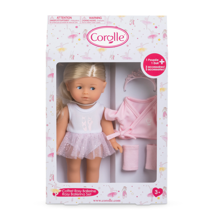 Coffret Poupée Mini Corolline Rosy Ballerine