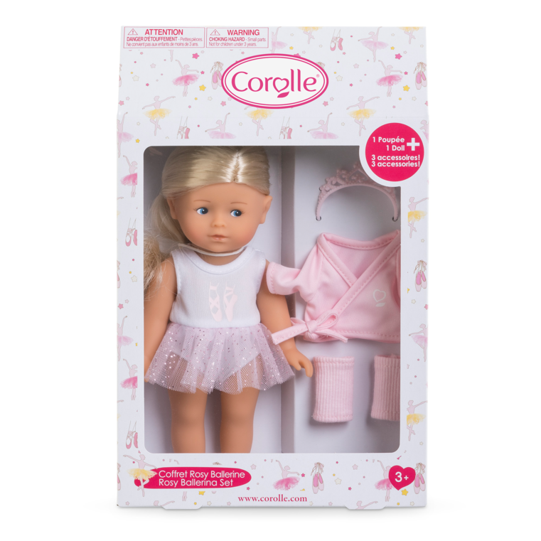 Coffret Poupée Mini Corolline Rosy Ballerine