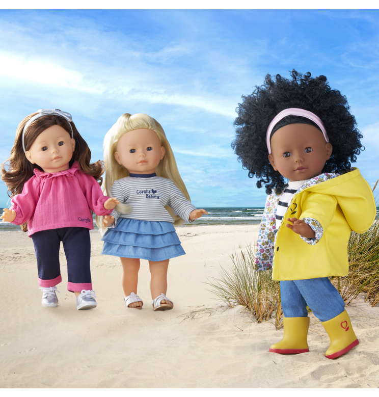 T-Shirt Rayé Manches Longues pour poupée ma Corolle