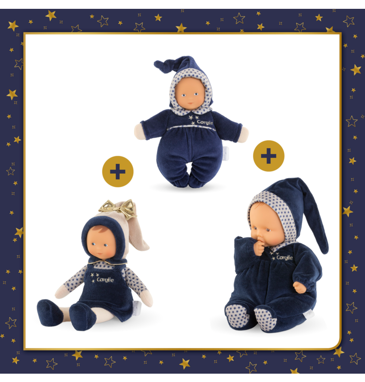 Mes 3 Doudous Marine Rêves d'Étoiles