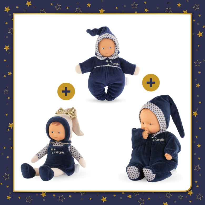 Mes 3 Doudous Marine Rêves d'Étoiles