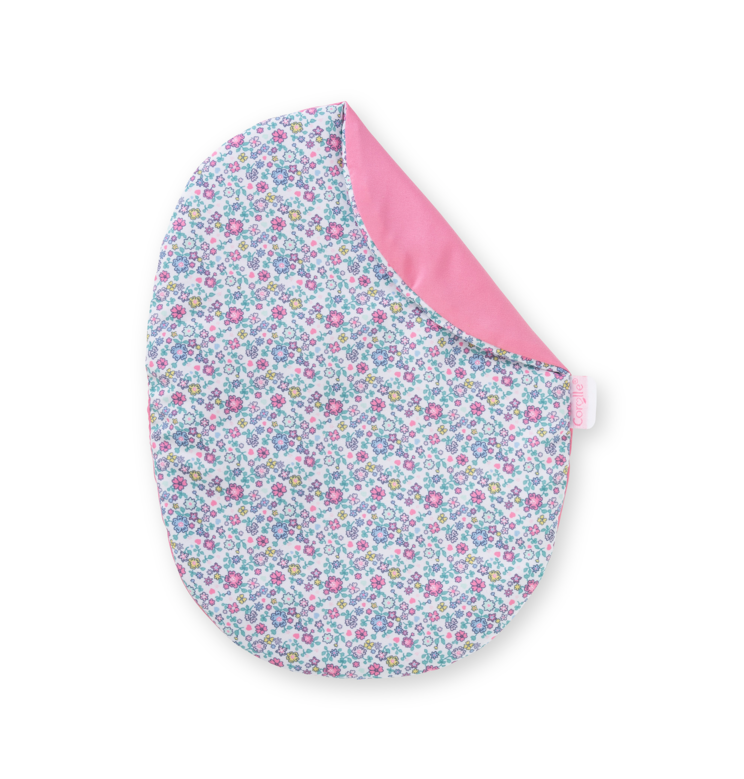 Couffin Floral pour poupon 30 cm