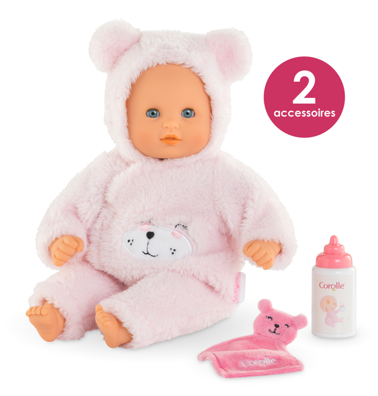 Poupon Bébé Calin Ourson d'Amour