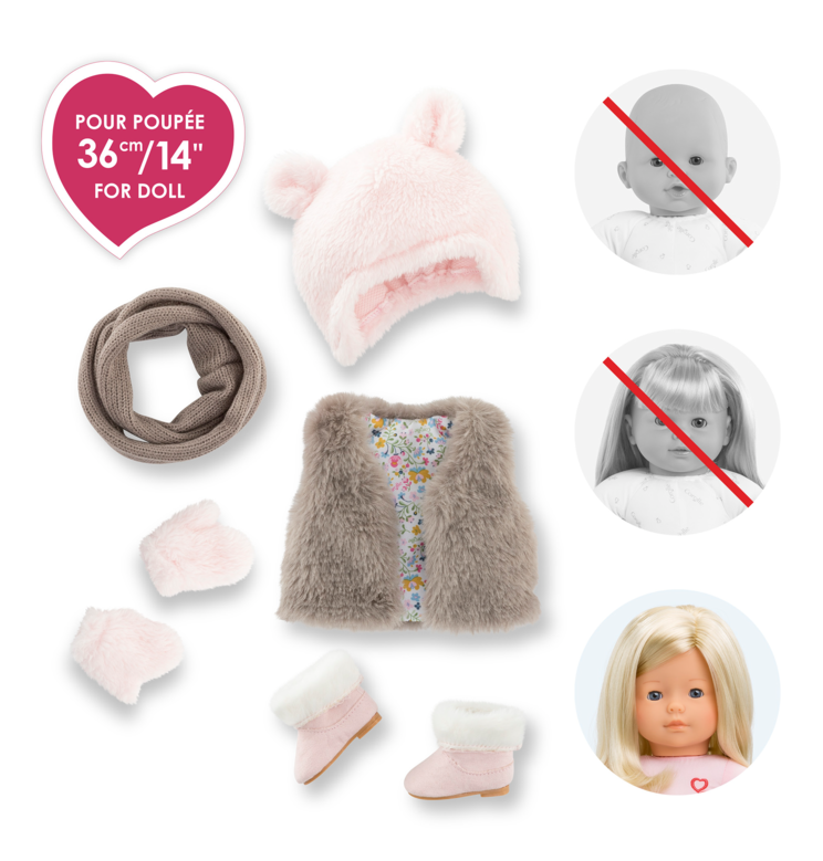 Coffret Hiver et Accessoires pour poupée ma Corolle