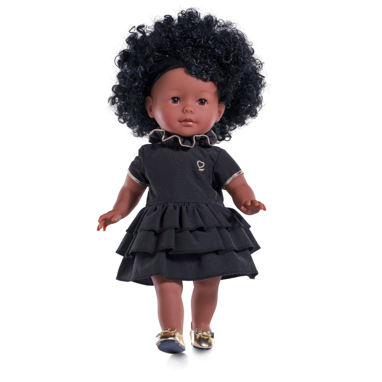 Look Robe Noire & Ballerines pour poupée ma Corolle