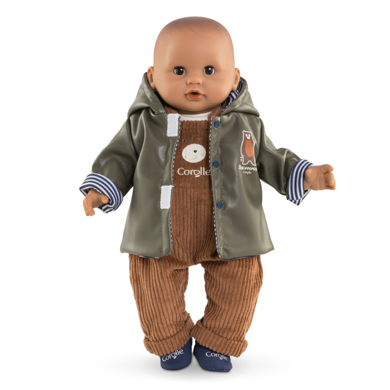 Ciré réversible Petit Explorateur pour poupon 30 cm