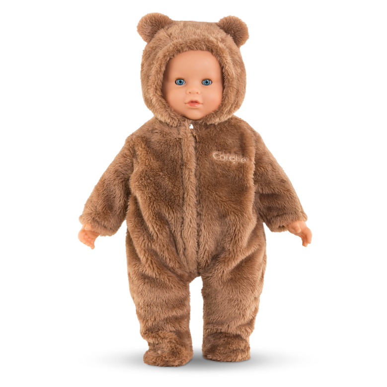 Pilote Ours Brun pour poupon 42 cm