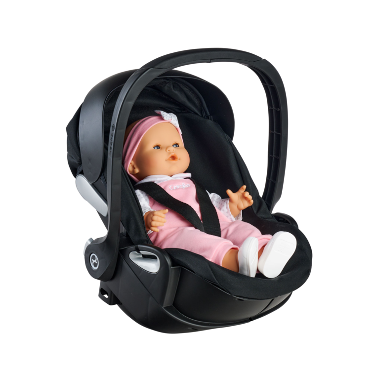 Porte-Poupon Cybex 2 en 1 noir pour poupon 36 et 42 cm