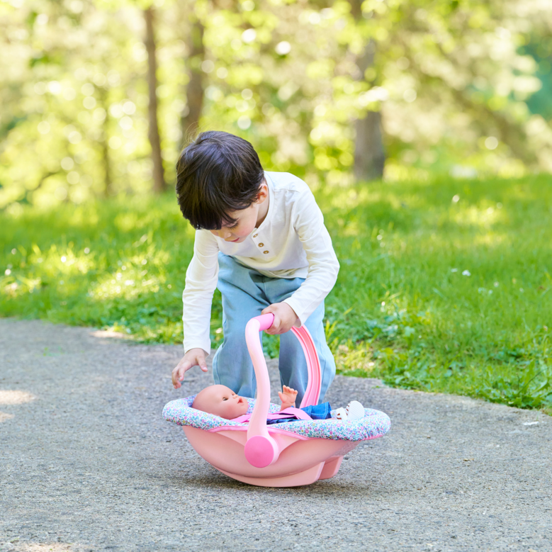Porte-poupon floral pour poupon de 36 et 42 cm