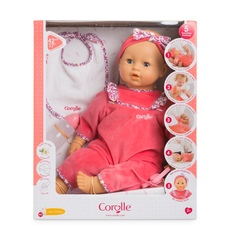 Lila Chérie se balade en Poussette Canne Rose